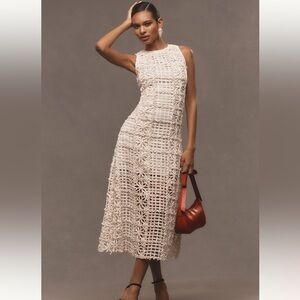 Endless Rose Sleeveless textured midi